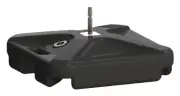 Weighted Base Stand for Balloon Displays - 18" x 17" x 5" Ground Pole Bases