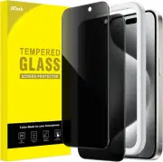 Jetech Privacy Screen Protector for Iphone 15 Pro 6.1-Inch, Anti-Spy Tempered...