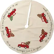 Primitives by Kathy It's The Most Wonderful Time of The Year Decorative Tree Skirt
