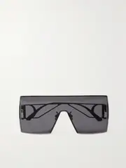 [DIOR Eyewear] DIOR Eyewear - 30montaigne M1u D-frame Silver-tone Sunglasses - Black - One size One size Black