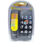 Large Number Phone with Speaker Big Button Black