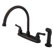 Kingston Brass FB795SP Magellan Oil Rubbed Bronze Two-Handle Kitchen Faucet