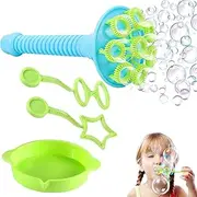 Trumpet Bubble Wand for Kids, Funny Bubbles Making Toys, Cute Bubble Blower with Tray, Funny Bubble Wand Toys, 2024 Bubbles Blower for Girls and Boys,Bubble Maker Toy Set for Indoor Outdoor