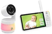 LeapFrog LF925HD 5" Wi-Fi HD Pan & Tilt Video Baby Monitor with Remote Access, Colour Night Vision, Night Light, 2-Way Talk, Soothing Sounds, Temp/Humidity/Motion Sensor, up to 12 Hours Battery Life