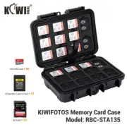 135 Slots Memory Card Case for TF SD SDHC SDXC CFexpress Type-A IP67 Waterproof