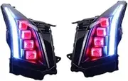 Auto Headlights Compatible For Cadillac ATS 2014-2018 LED Car Front Lamps Assembly Upgrade Dynamic Flicker 4 Projector Lens Accessories