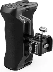 SmallRig Snap-On NATO Side Handle, Quick Lock Design, Up/Down Adjustable, Built-in Cold Shoe Mount, 1/4''-20 Thread Hole, Wrist Strap Hole - 4017