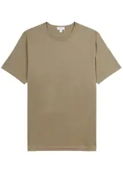 Sunspel Classic Cotton T-shirt - Camel M