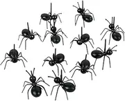 12pcs Fruit Fork Mini Fruit Fork Plates Picks Dessert Forks for Kids Cute Ant-shaped Fruit Fork Cartoon Ant-shaped Fruit Fork Safe Durable Reusable Dessert Fork for Home Kitchen Party 12pcs