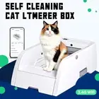 Automatic Self Cleaning Cat Litter Box Open Design WIFI APP Control Anti Pinch