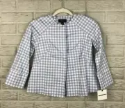 Victoria Beckham for Target Women Light Blue Sky Jacket Medium New Free Ship