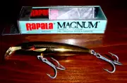 Rapala Magnum SS INOX, 9 SDG SS MAG, 3-1/2", 7/16 Oz., Dives 4-6 Ft., Gold Shad