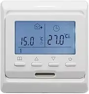 Thermostat Digital Room Thermostat Floor Heating Thermostats LCD Display Touch Screen Flush-Mounted 3A/230V