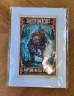 Safety Matches "Rapture Match Works 1960 A. Ryan Matted Art Chet Philips Signed