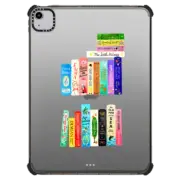 iPad Air (4th/5th gen) iPad Impact Case bookshelf for book lovers - book collection -ipad case