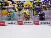 Nintendo Splatoon 3 amiibo Inkling Girl (Yellow) Octoling boy (Blue) Smallfry