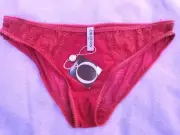 NEW Oroton Cassis Brief Size 14 Young Cora Ladies Underwear Tangerine RRP $49.99
