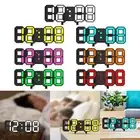 3D Digital Clock LED Digital Digital Alarm Clocks for Bedrooms Minimalistic
