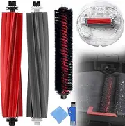 [EATBALE] Replacement Parts for Roborock S8/S8+/S8 Pro Ultra/Q8 Max/Q5 Pro Robotic Vacuum Cleaners Include 2 Main Roller Brush 1 Self-Cleaning Brush Attachment Accessories Kit Daul Rolling Brush