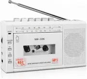 Portable Cassette Player Recorder, Cassette to MP3 Digital Converter via USB