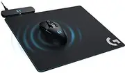 Logitech G Powerplay Wireless Charging System for G502 Lightspeed, G703, G903 Lightspeed and PRO Wireless Gaming Mice, Cloth or Hard Gaming Mouse Pad - Black
