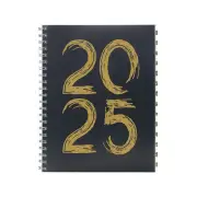 2025 Global Printed Products 8.5" x 11" Weekly & Monthly Planner Plastic Cover