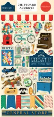 Carta Bella Chipboard 6"X13"-Accents, Mercantile 5A002KWC-1GM7K