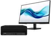 HP Pro Small Form Factor 400 G9 Desktop PC + HP Series 3 Pro 23.8 inch FHD Monitor - 324pf