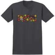 Krooked - Sweatpants Tee Charcoal