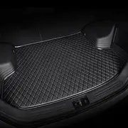 Vuzmode Custom Car Trunk Mats, for Volvo, All Models S60 Xc90 V90 S80 C30 Xc60 V60 XC-Classi S90 S40 V40 Car Boot Cargo Liner(All Black)