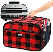 BAGSPRITE Dust Cover Compatible with Ninja Foodi Grill (FG551 Foodi Smart XL 6-in-1 Indoor Grill with Air Fry), Appliance Cover for Ninja Accessories and Air Fryer Accessories
