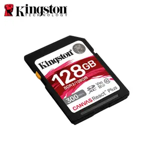 金士頓 128GB Canvas React Plus SDXC UHS-II V90 U3 高速 記憶卡 廠商直送