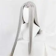 39 Inch Silver Gray Sephiroth Cosplay Wig FF7 for Party Halloween Wigs
