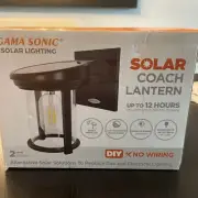 Gama Sonic Solar Lighting Up To 12 Hrs Of Light No Wiring Warm White Bulb Incl.