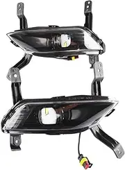 LED Daytime Running Light DRL Fog Lamp Day Light Foglights for Hyundai for Santa Fe for Santafe 2019 2020 Car Accessories