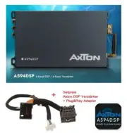 Axton A594DSP Set Amplifier DSP with Plug & Play Adapter Compatible with Dacia