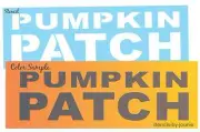Pumpkin Patch Stencil Farm Market Garden Harvest Fall DIY Craft Signs Free Ship