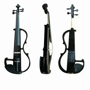 韻聲YSXTQ-02黑色閃光電子小提琴 手工實木 鋼琴烤漆 初學演奏電聲小提琴 源頭工廠 品質保證