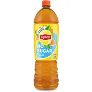 Lipton No Sugar Peach Iced Tea Bottle 1.5L
