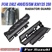 For Suzuki DRZ400 400E 400S 400SM RM125 RM250 Radiator Grille Cover Guard