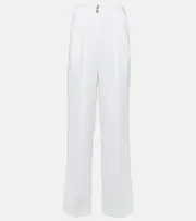 [Loro Piana] Loro Piana Linen wide-leg pants AU 18 white