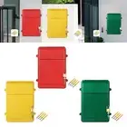 Wall Mounted Mailbox Postbox with Lock for Holding Envelopes, Paperwork