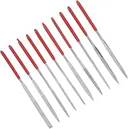 Precision Metal File Set 10-piece Needle Files for Metal Steel Iron Fret Polishing Kit Guitar Fret Tools Hand Tools