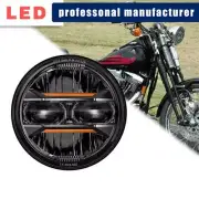 5.75 Inch LED Headlight Angel Eyes For Harley Softail Bad Boy-1995 1996 1997