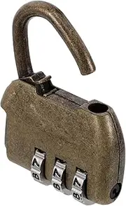 WRITWAA Retro Lock for Suitcase Vintage Password Padlock Zinc Alloy Combination Lock Anti-Theft