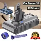 9500mAh Sony Battery For Dyson V6 Animal DC58 DC59 SV05 SV03 + Pre & Post Filter