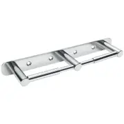 Bradley Australia Double Toilet Roll Holder With Backplate