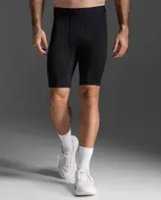 Base Layer Compression Shorts, 2XU, S, Black/Nero, Male