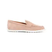 [Tod`S] Tod`S-Pink Suede Leather Loafers-Donna 39 IT
