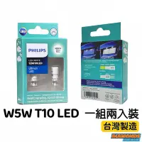 在飛比找Yahoo!奇摩拍賣優惠-禾川  PHILIPS飛利浦 W5W T10 LED 600